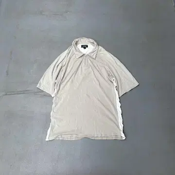 90s ESPRIT 레이온 소재 반팔 피케 셔츠 티셔츠 그레이 y2k