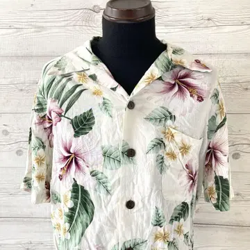 Hawaiian 알로하 셔츠 L 사이즈 올 패턴 남성용 플라워 50