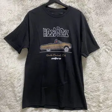 HOOD BOYZ 아이스 큐브 티셔츠 블랙 L 사이즈