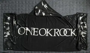 ONE OK ROCK 후드 부착 타월 판초 원오크