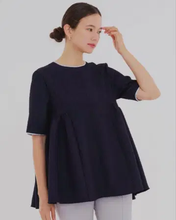 yori 요리후쿠레 사이드 개더 블라우스 2024SM