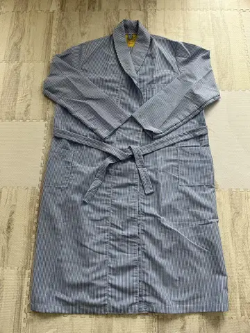 80년대 데드스탁 시어서커 가운 M(일본 사이즈로 L~XL 상당)