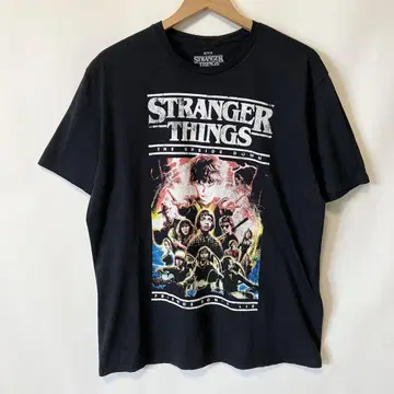 STRANGER THINGS 프린트 티셔츠 드라마 Netflix XL