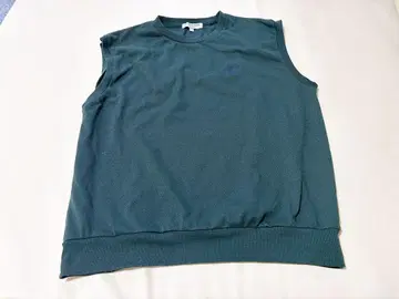 U.S. POLO ASSN. 다크 그린 슬리브리스 베스트 L