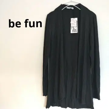 미사용 새상품 be fun 비펀 그레이 가디건 긴팔 프랑스제