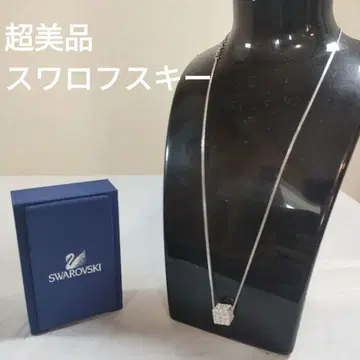 P3 컨디션 최상 스와로브스키 Swarovski 실버 목걸이