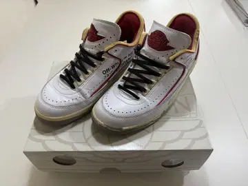 Off-White Air Jordan 2 화이트/레드 25.0cm