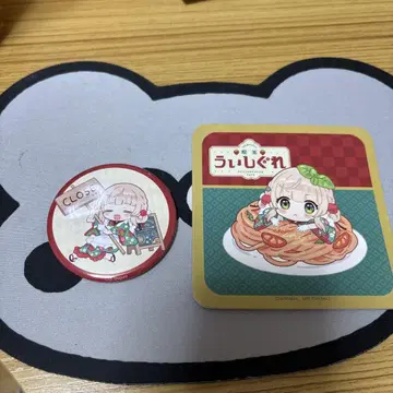 찻집 우이시구레 캔뱃지 코스터 세트