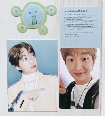 SHINee Poet Artist 트레이딩 카드 스티커 온유 3장 세트