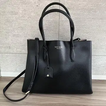 kate spade 케이트 스페이드 가죽 토트백 숄더백 블랙