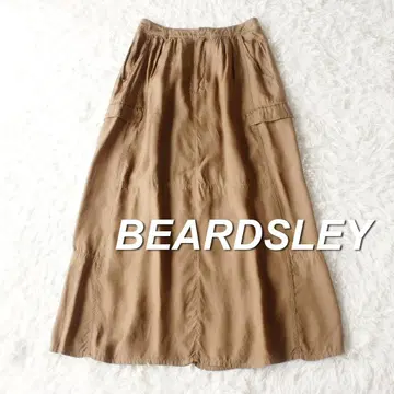 BEARDSLEY 비어즐리 A 라인 롱 스커트 브라운 프리 사이즈