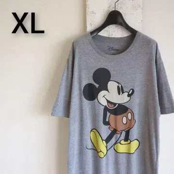 구제 의류 미키마우스 디즈니 티셔츠 그레이 XL