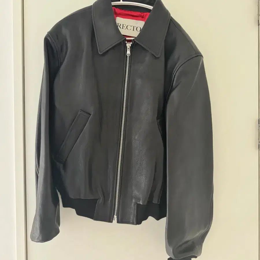 ジャケット・アウター RECTO BEN GOAT LEATHER JUMPER sizeS Recto Black Ben Leather Jacket Recto