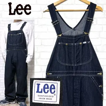 Lee Lee 다크 네이비 오버롤 올인원 살로펫 데님