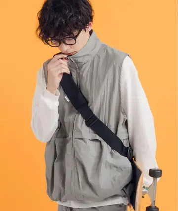 MUHET 나일론 베스트 그레이