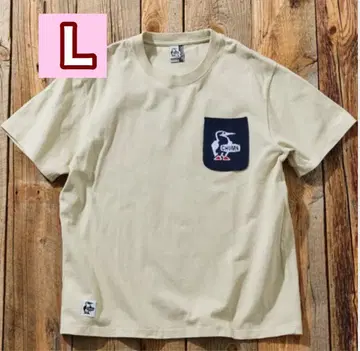 참스 별주 부비 버드 니트 포켓 크루넥 T 베이지 L