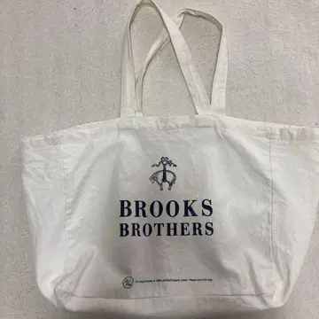 BROOKS BROTHERS 토트백 화이트