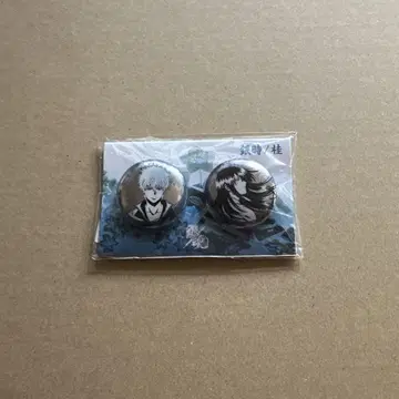 은혼 메탈릭 캔뱃지 긴토키&가츠라