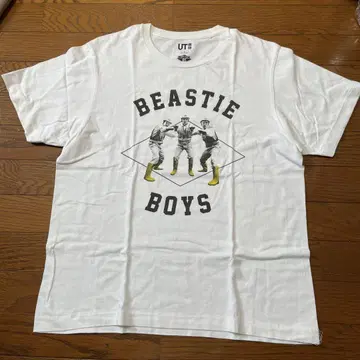 BEASTIE BOYS 티셔츠 L 사이즈 화이트 유니클로 U T