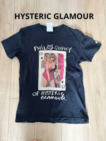 레어 HYSTERIC GLAMOUR 블랙 티셔츠
