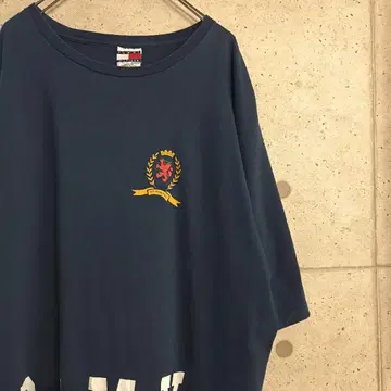 타미힐피거/USA제/USED 프린트 티셔츠/90년대/로고
