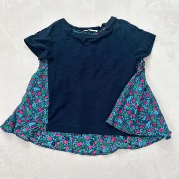 Sacai luck 사카이 럭 이소재 도킹 꽃무늬 상의