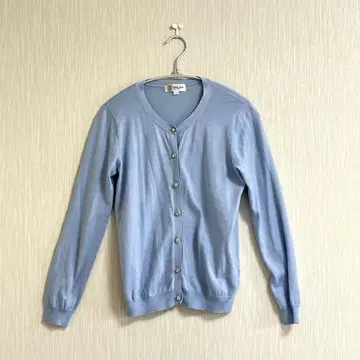 새상품급 미셸 크라운 여성용 가디건 긴팔 무지