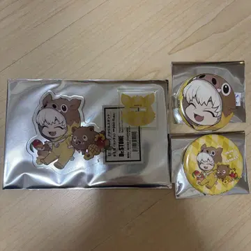 Dr.stone 사이온지 우쿄 캔뱃지 아크릴 스탠드