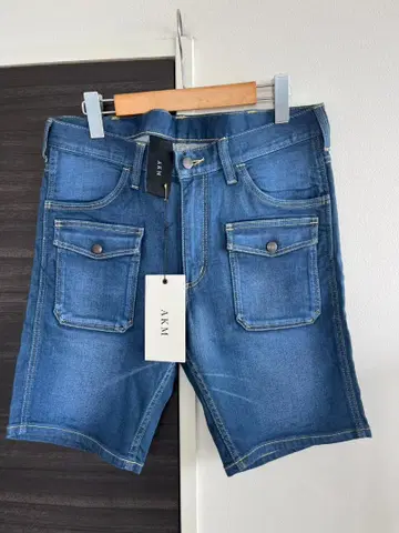 L 새상품 정가 27500엔 AKM Wrangler 콜라보 랭글러 데님