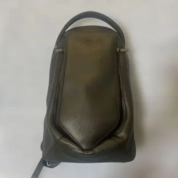 미사용 새상품 사만사 KINGZ 블랙 가죽 백팩 남성용