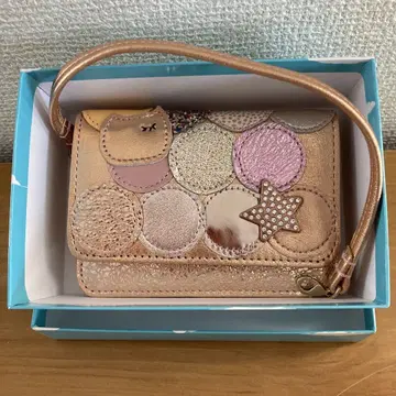 tsumori chisato 츠모리치사토 스트랩이 달린 패스 케이스 핑크