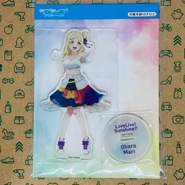 오바라 마리 아크릴 스탠드 페인터 스타일 무대 의상 Aqours