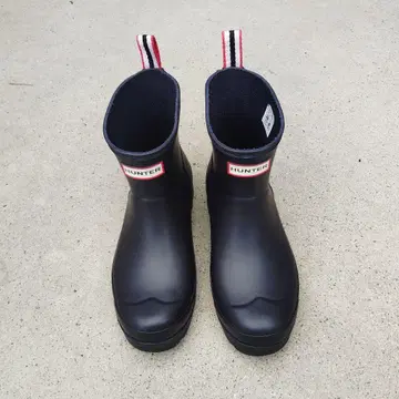 헌터 오리지널 플레이 부츠 숏 네이비