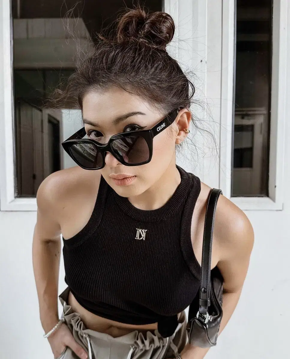 셀린느 모노크롬 03 선글라스 + 미니백 케이스 새상품