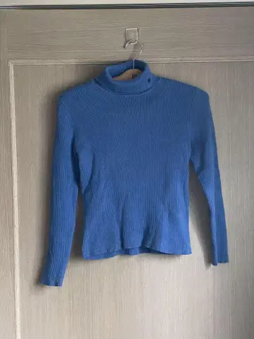 Ralph Lauren 블루 터틀넥 스웨터 P/S