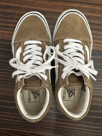 VANS 스니커즈 올드 스쿨 브라운 22.5cm