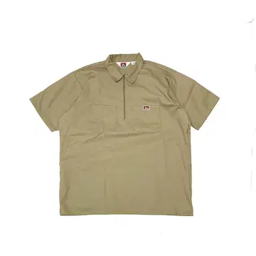 XL 미국제 벤 데이비스 BEN DAVIS 하프 지퍼 워크 셔츠