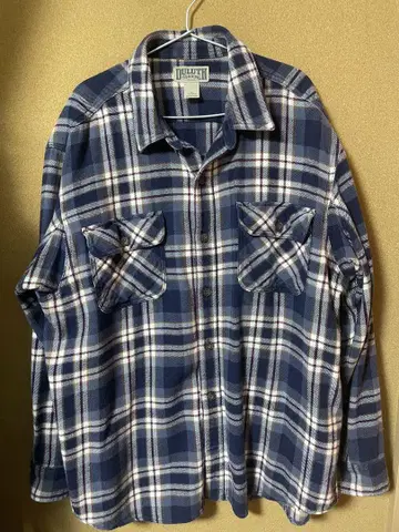 Duluth Trading Company 플란넬 셔츠 XL 네이비