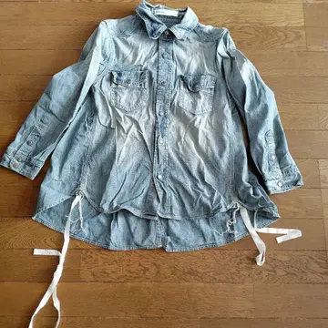 사카이 럭 데님 블루 셔츠