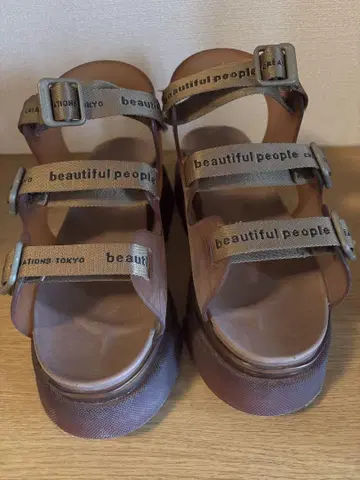 beautiful people 스포츠 샌들 브라운