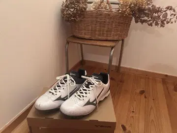 Mizuno 스파이크 슈즈 화이트/네이비 23.5cm