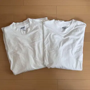 새상품급 SHAKA WEAR 샤카웨어 티셔츠 2장 세트 화이트 XL