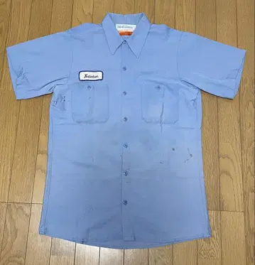 구제 의류 빈티지 Made In USA 반팔 셔츠 ENSIGN M