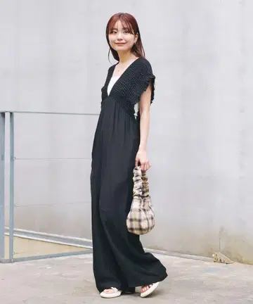 Kastane 개더 올인원 블랙 사이즈 0