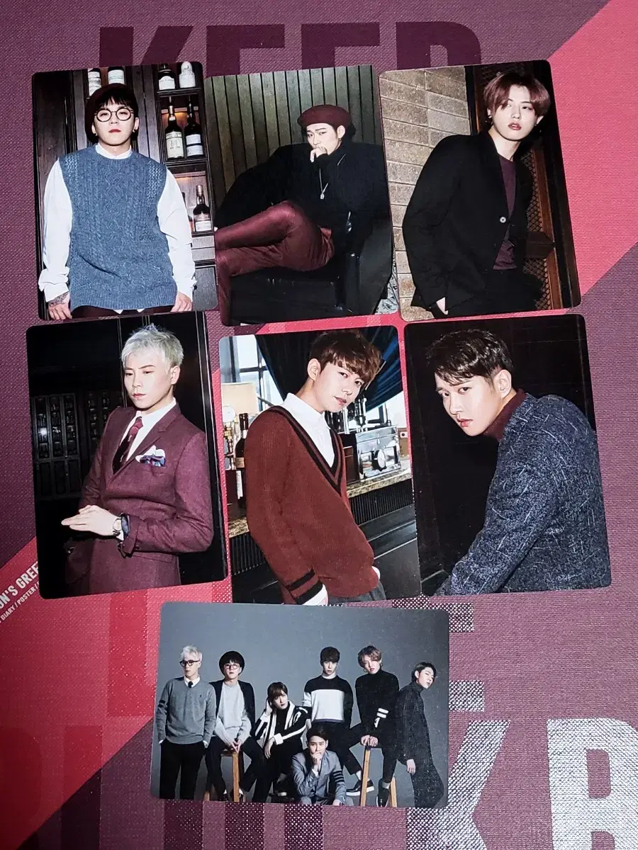 Block B 2016 season's greetings photocard poca