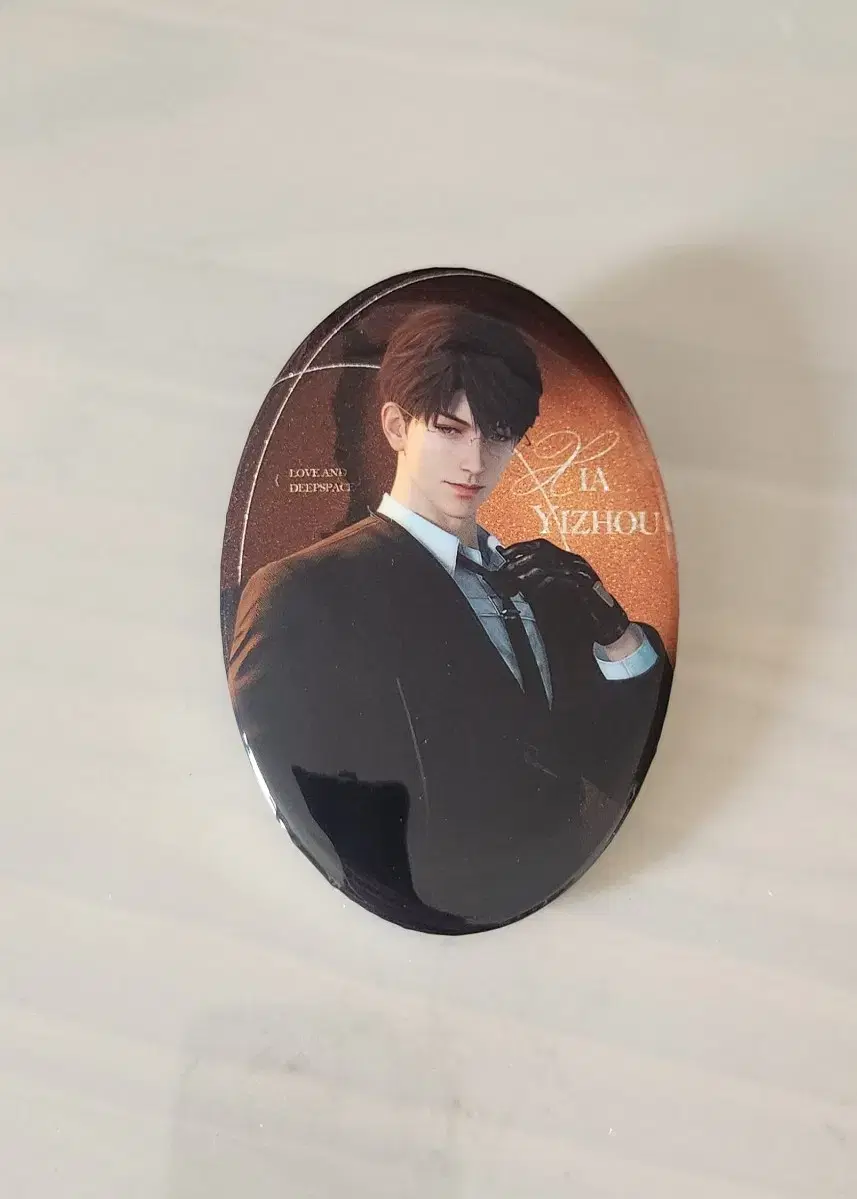 Love and Deepspace Hauzu LoveDeep Cat Butler Oval Badge Unofficial Goods