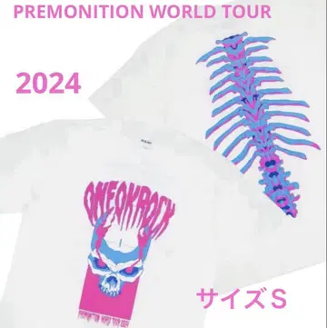 원오크 2024 PREMONITION WORLD TOUR 티셔츠 화이트