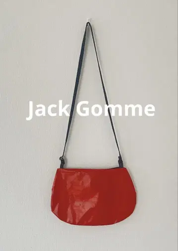 Jack Gomme 잭 고무 숄더백 RED