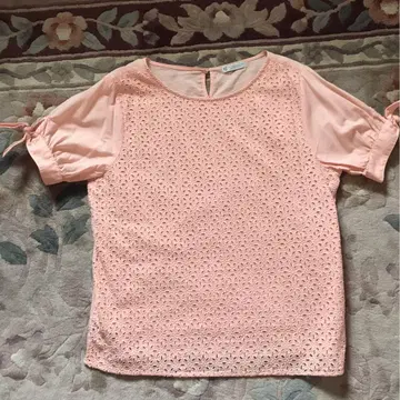 애프터눈 티 반팔 블라우스 M
