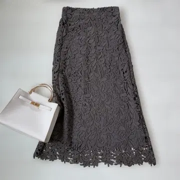 컨디션 최상 STYLE DELI LUXE 클래시 레이스 스커트 롱 M L